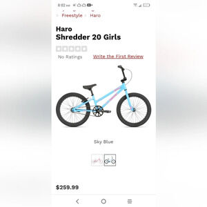 COPY - HARO Shredder BMX bike